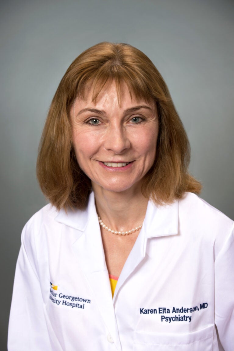 Karen Anderson, MD Department of Psychiatry University